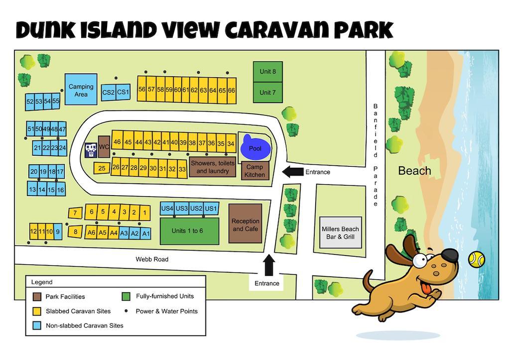 Dunk Island View Caravan Park Wongaling Beach Экстерьер фото